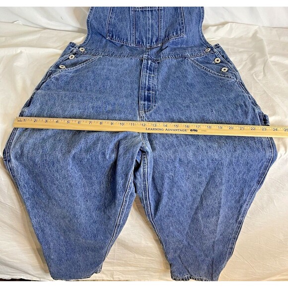 ARIZONA ORIGINAL PREMIUM JEAN CO MENS OVERALLS LARGE BLUE 100% COTTON DENIM BIBS - Picture 11 of 14